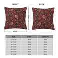 thumbnail image 2 of Yiaed Rose Flowers Print Pillow Covers Super Soft Decorative Square Throw Pillow Covers Case Cushion Covers for Sofa Couch Bedroom Car Decor（No pillow core）-24"x24", 2 of 7