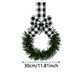thumbnail image 4 of 1/4 Piezas Pequeña Corona Navidad 11 8 Pulgadas Gabinete Mini (), 4 of 9