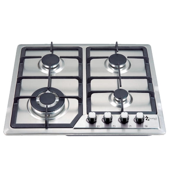 Parrilla Empotrable Zmartech 4 Quemadores Acero Inox