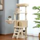 thumbnail image 4 of Free Shipping Luxury Cat Tree Condo Furniture Kitten Activity Tower Pet Kitty Play House with Scratching Posts Perches Hammoc ShopWise Round, 4 of 15