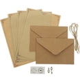thumbnail image 4 of Milisten 2 Sets of Retro Letter Paper and Envelope Kit Writing Paper A5 Letter Paper Set Travelers Notepad Insert, 4 of 6