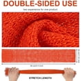 thumbnail image 3 of African Net Bath Sponge African Body Exfoliating Net Long Net Bathing Sponge Exfoliating Shower Body Scrubber Back Scrubber Skin Smoother for Daily Use or Stocking Stuffer (Orange), 3 of 7