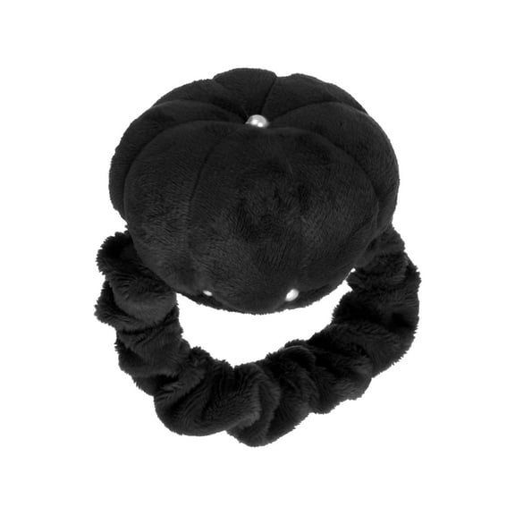 Uxcell Wrist Pin Cushions Band Pincushion with Adjustable Elastic Strap, Black