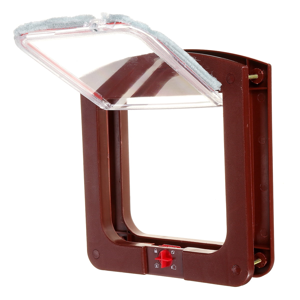 Dog Cat Flap Doors with 4 Way Lock for Pets Entry & Exit Durable