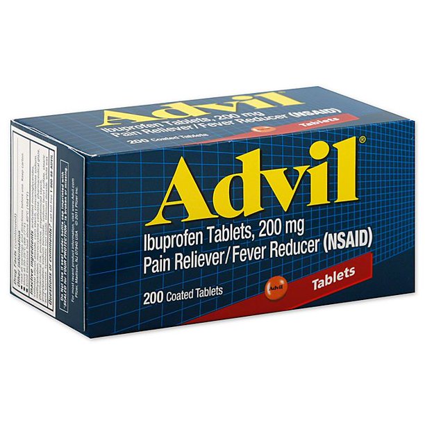 Advil 200 count 200 mg tablets walmart