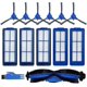 thumbnail image 1 of Replacement Roller Brush Side Brushes Filters For Robovac 11s Max, 15c Max,hybrid Robot Vacuums Cleaner Accessories, 1 of 4