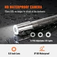 thumbnail image 4 of VEVOR Sewer Camera, 300 ft/91.5 m, 9" Screen Pipeline Inspection Camera with DVR Function, Waterproof IP68 Camera w/12 Adjustable LEDs, w/a 16 GB SD Card for Sewer Line, Home, Duct Drain Pipe Plumbing, 4 of 9