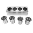 thumbnail image 2 of Kitchen Utensil Holder Single Row Kitchenware Storing Pail Utensil Magnetic Knife Strips, 2 of 7
