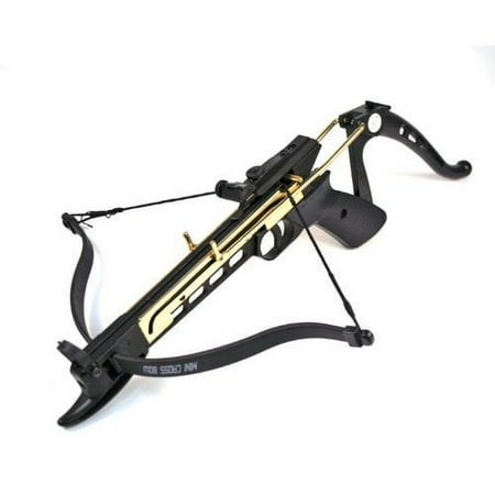 Ace Martial Arts Supply Cobra System 165 FPS Pistol Crossbow with 3 Bolt (Black)