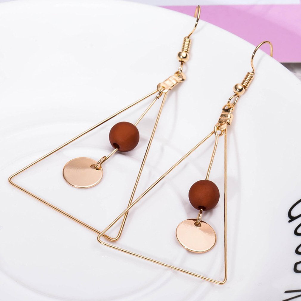 Silver Plated Hook Earring Simple Geometric Modeling Silver Jewelry Gifts Women Party Accessories