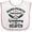 White and Pink, variant on Inktastic Handpicked for Earth by My Grammy in Heaven with Angel Wings Boys or Girls Baby Bib