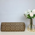 thumbnail image 4 of Coach Womens Outline Signature Zip Tote (Khaki Saddle2), 4 of 7