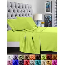 1500 Series Super Soft Standard Size 2-Piece Pillowcase Set, Wrinkle-Resistant, Fade-Resistant - Standard Size - Lime