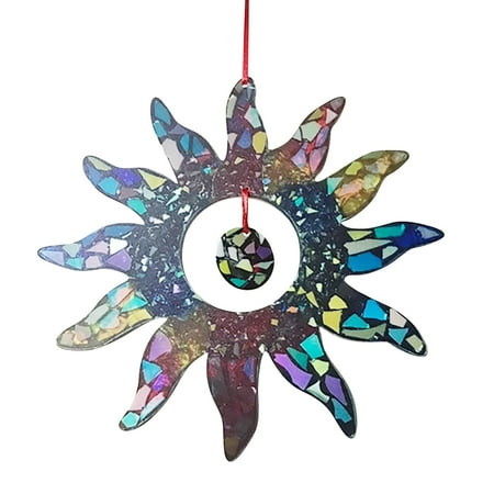

Mortilo Home Decorations 1x rainbow sun decorative pendant For Halloween Christmas