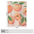 thumbnail image 4 of Orinice Peach Blanket for Girls Flannel Blankets - Soft Fuzzy Plush Throws Gift - Light Pink Funny Throw Blanket for Couch,  40x50in, 4 of 6