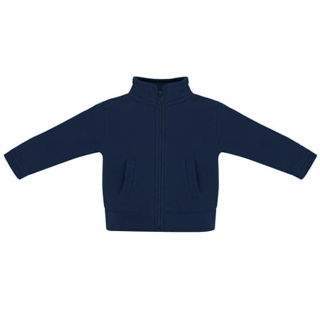 

Creative Knitwear Kids Full Zip Polar Fleece Jacket Navy Sizes 12m-6