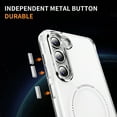 thumbnail image 5 of Magnetic Clear Compatible with Samsung Galaxy S23 Case, Military Grade Drop Tested, Compatible with MagSafe, Shockproof Protective Hard Back Slim Case for Samsung Galaxy S23, Clear, 5 of 7