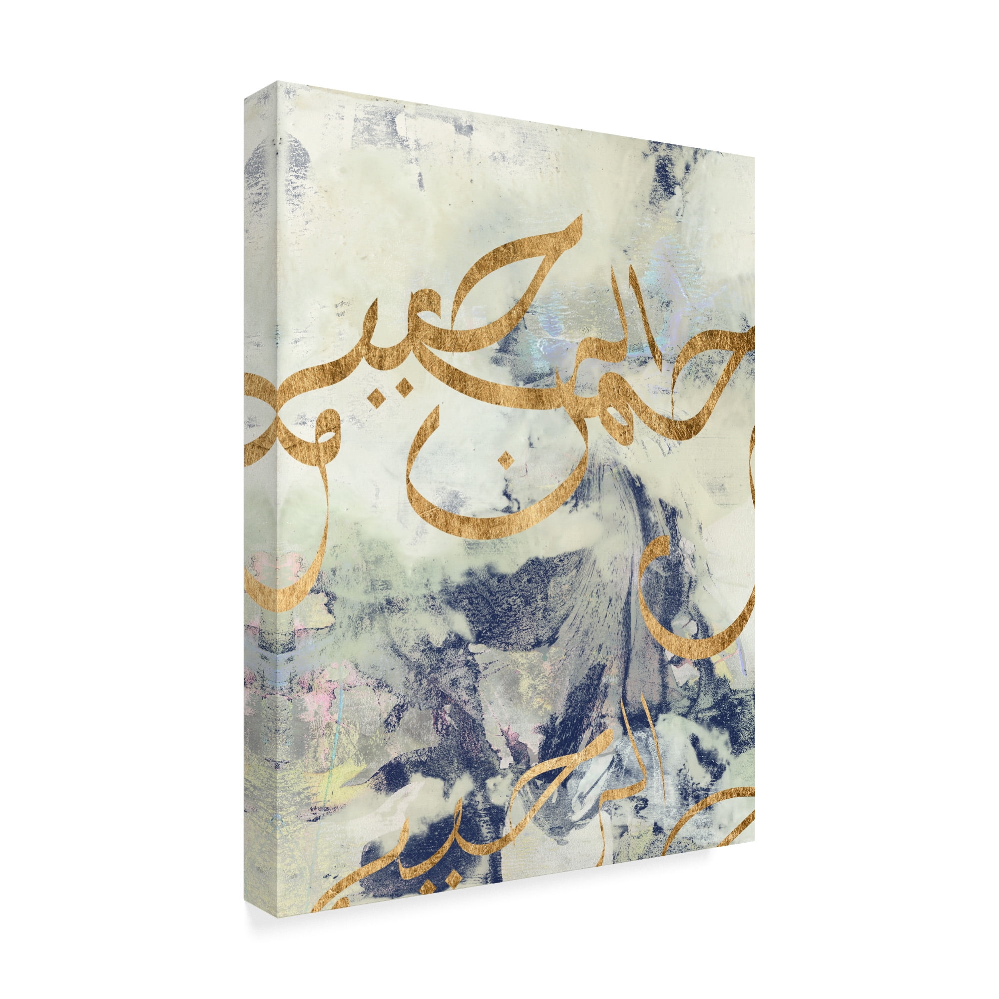 Trademark Fine Art 'Arabic Encaustic I' Canvas Art by Jennifer Goldberger