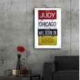 thumbnail image 6 of Epic Art 'Judy Chicago' by Gregory Constantine, Acrylic Glass Wall Art, 24"x36", 6 of 8