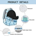 thumbnail image 4 of Cute Whale Cartoon Backpack, Compact and Stylish for School, Travel, and Everyday Commute, 4 of 6