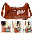 thumbnail image 2 of Anime Ita Crossbody Bag for Women Badge Display Shoulder Bags Designed for Durability and Convenience in Any Occasion brown, 2 of 4
