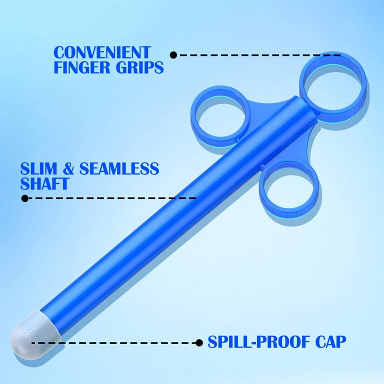 Lube Applicator for Women Man & Couples, 2 Pcs Personal Lubricant Injector with Smooth Rounded Cap, Reusable, Easy to Clean - Walmart.com Lube Applicator for Women Man & Couples, 2 Pcs Personal Lubricant Injector with Smooth Rounded Cap, Reusable, Easy to Clean - Walmart.com