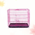 thumbnail image 1 of KAKOWELY Cage Chien Fer Rose avec Visibilité pour Repos Animaux 1Pcs, 1 of 7