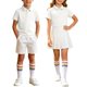 thumbnail image 1 of Odeerbi Niñas 3 Piezas Preppy Vestido Tenis Camisa de Golf y Falda Plisada Con Set de Uniforme de La Escuela de Las Medias, 1 of 9
