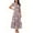 Wine, variant on YuXingFu Womens Cotton Dresses with Sleeves Maxi V-Neck Plus Size Womens Dress Short Sleeve Womens Plus Size Summer Dress Long Casual Summer Green S