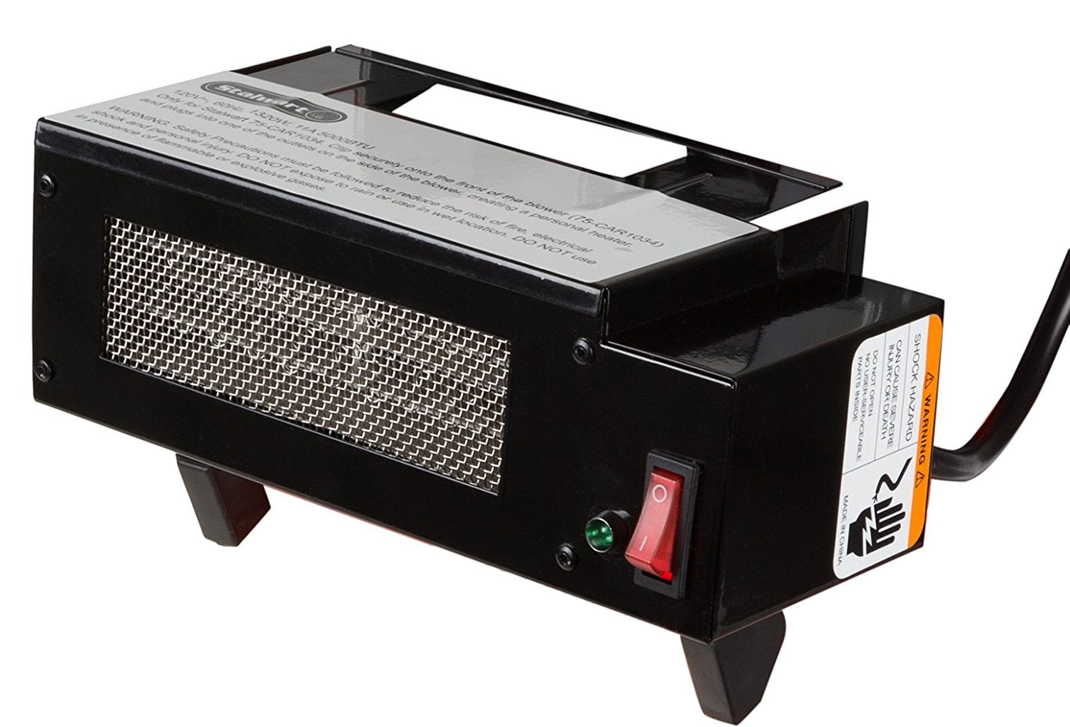 Heater Attachment for Industrial Portable Fan Blower with Overload