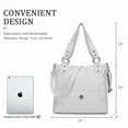 thumbnail image 2 of Angel Kiss Women casual handbag shoulder bag PU Vegan leather wallet, 2 of 5