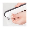 thumbnail image 2 of mDesign Metal Adhesive Wall Mount Key Rack Holder Organizer, 4 Hooks - Brushed, 2 of 5