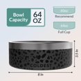 thumbnail image 4 of Cuenco Para Perros Más Frío – Metal Antioxidante Antideslizante 3 Capas De Acero Inoxidable Aislado – A Prueba De Derrames Y Resistente – Cuenco De Agua Para Perros, Gatos Y Mascotas, Apto Para Lavava, 4 of 5