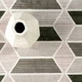 thumbnail image 5 of nuLOOM Fressia Modern High-Low Geometric Area Rug, 5' 3" x 7' 6", Light Grey, 5 of 9