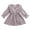 1Purple175, variant on CAIVO Kids Casual Dresses Autumn Girls Ruffle Dress Solid Color Pleated Style Casual Party Wear Toddler Children Elegant Daily Outfit Holiday Long Sleeve O-Neck Sundress