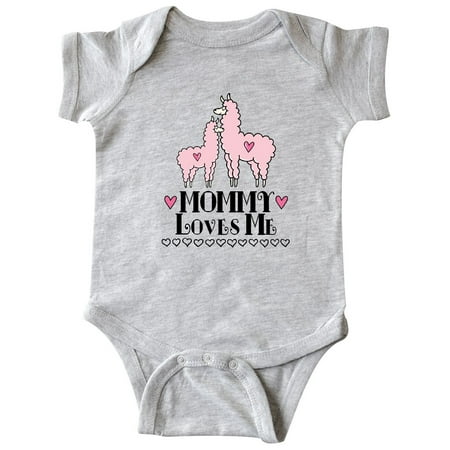 

Inktastic Llama Mommy Loves Me Girls Gift Gift Baby Girl Bodysuit