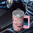 thumbnail image 5 of Halloween Cup, Skeleton Pumpkin Tumbler with Handle and Straw 30oz, Insulated Spooky Gift Mug, 5 of 5