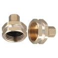 thumbnail image 4 of 2Pcs Brass Adapter 3/4 Female To 1/4Inch Compression Garden Hose Adapter 1/4Inch, 4 of 9