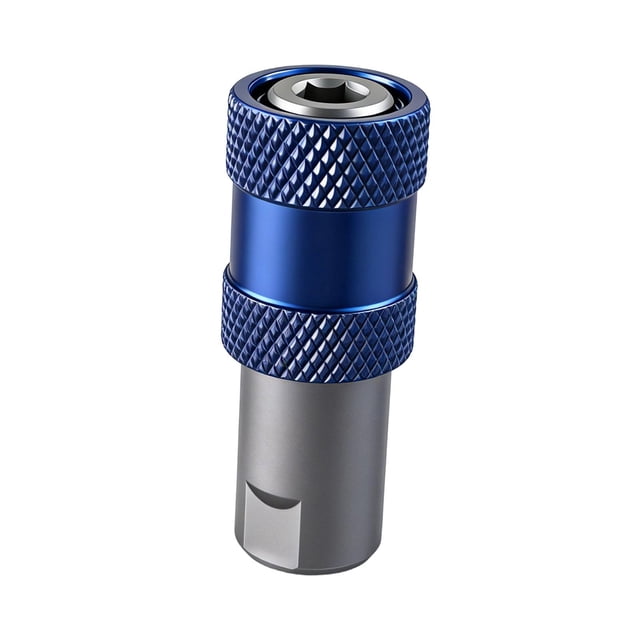 Adaptador de puntas para destornillador, herramienta de extensión para destornillador, acero, cambio rápido, portátil, vástago hexagonal de 6,35 mm
