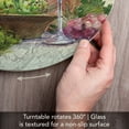 thumbnail image 3 of CounterArt Rustic Wine Tempered Glass Lazy Susan Turntable 13" Diameter, 3 of 7