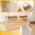 thumbnail image 6 of Chicken brooder Box,Chick brooder,brooder Box for Chicks,Small Chicken coop,Baby Chicken Supplies,Chick brooder Box,Quail cage,Quail coop,Measures Approximately 31.5 X 15.7 X 15.7 inches, 6 of 6