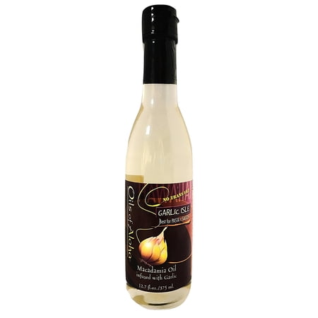 Oils of Aloha Garlic Isle Macadamia Nut Cooking &amp; Salad Oil 12.7-Ounce