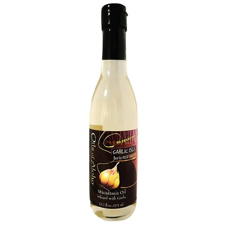 Oils of Aloha Garlic Isle Macadamia Nut Cooking & Salad Oil (Best Oil For Salads)