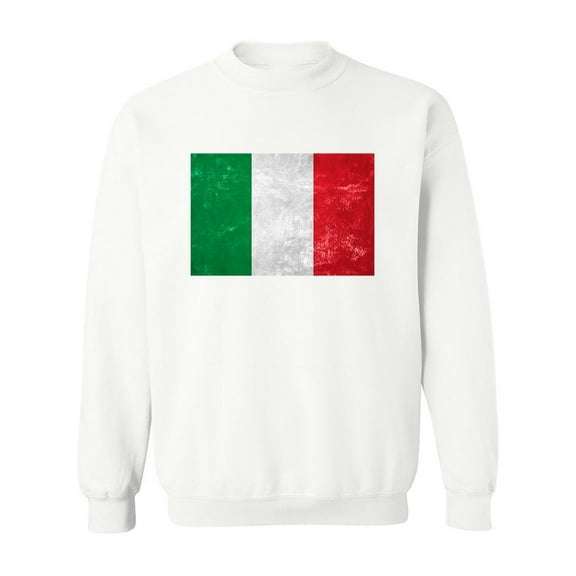 Italy Flag Design. Sweatshirt Men -Image by Shutterstock, Male Medium