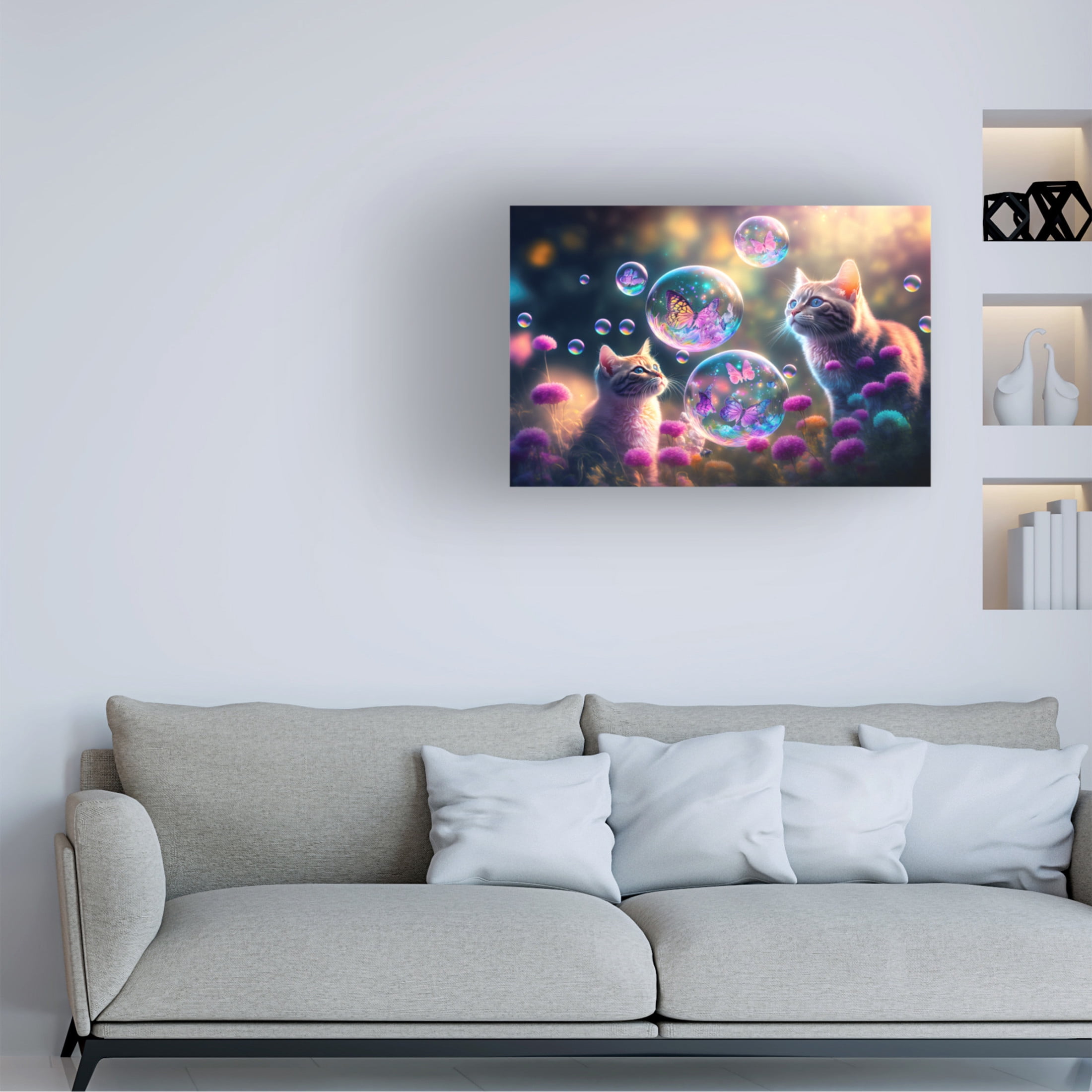 Canvas Wall Art - Ray Heere 'Mystical Morning 9' Wall Art for Living Room, Bedroom, or Office Décor by Trademark Fine Art - 19 x 12 Inches
