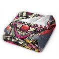 thumbnail image 3 of Killer Klowns From Outer Space Clown Blanket, Soft Flannel Throw Cozy Flannel Blankets Travel Throw Blanket Super Soft Lightweight Bedding Lap Chair Sofa for Adults Kids Teens 50"X40", 3 of 9
