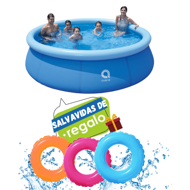 Alberca Semi Inflable Avenli Circular 3.00 m x 76 cm