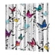 thumbnail image 5 of Juego de 2 cortinas opacas 3D con estampado digital de , cortina Mariposa Sunnimix Cortina de poliéster, 5 of 8