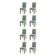 thumbnail image 3 of Wweixi 4pack/lot Stylish Chair Covers For Dining - Transform Dining Room With Ease Durable Cover For Dining Pine green 2Set, 3 of 6