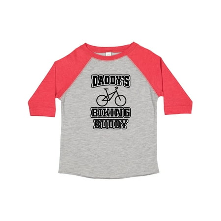 

Inktastic Daddys Biking Buddy Gift Toddler Boy or Toddler Girl T-Shirt